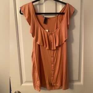 Buckle Women’s Ruffled Sleeveless Top